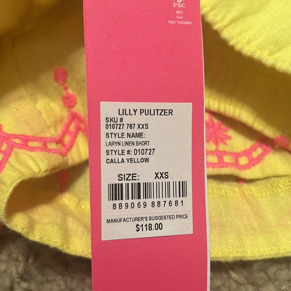 NWT Laryn Linen Short - Picture 2 of 5